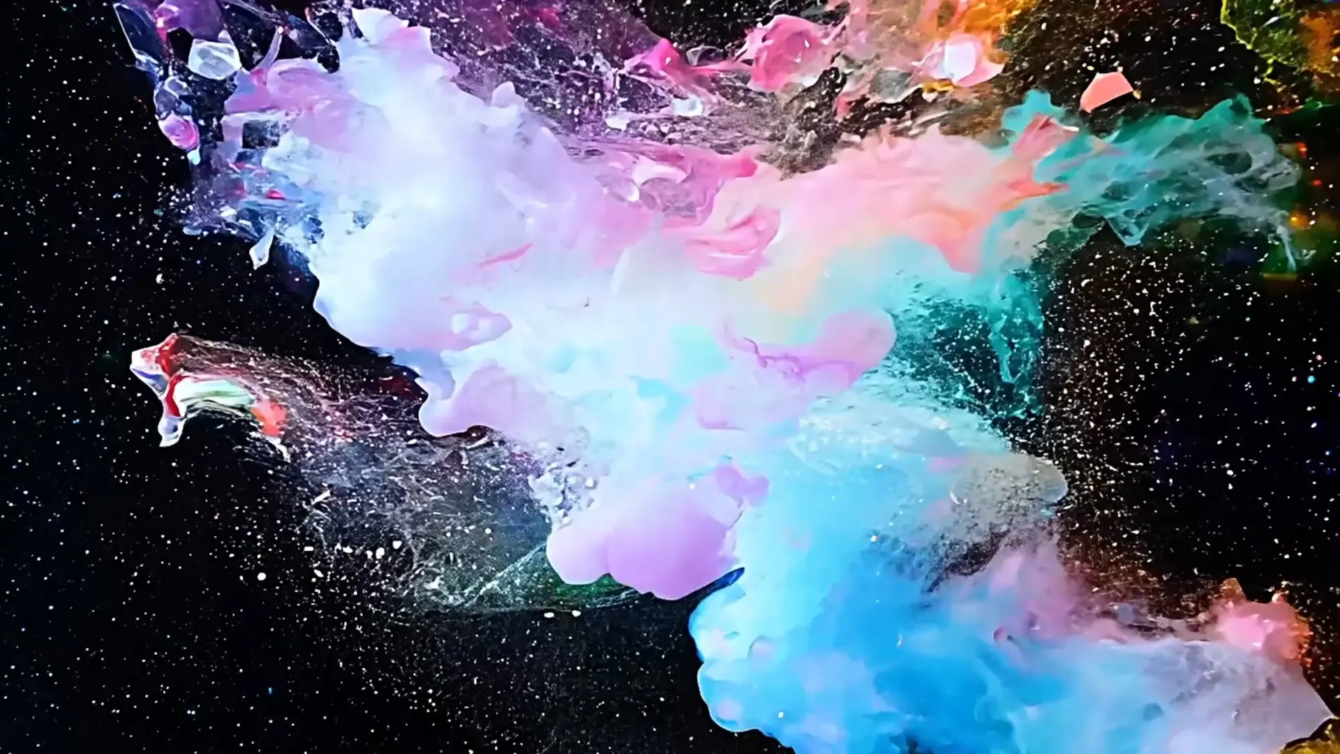 Energy Fluid Ink Overlay Stock Video